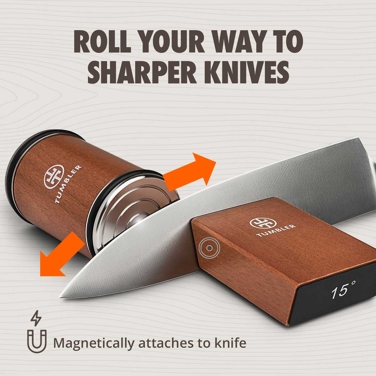 Diamond-Roll Knife Sharpener Set